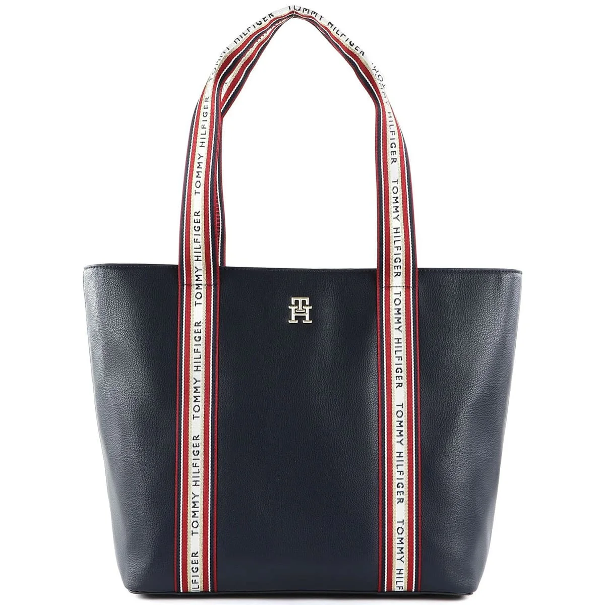 حقيبة يد نسائية "توت" (Tote) من تومي هيلفيغر باللون الأزرق الداكن (موديل Aw0Aw14218) - image 5