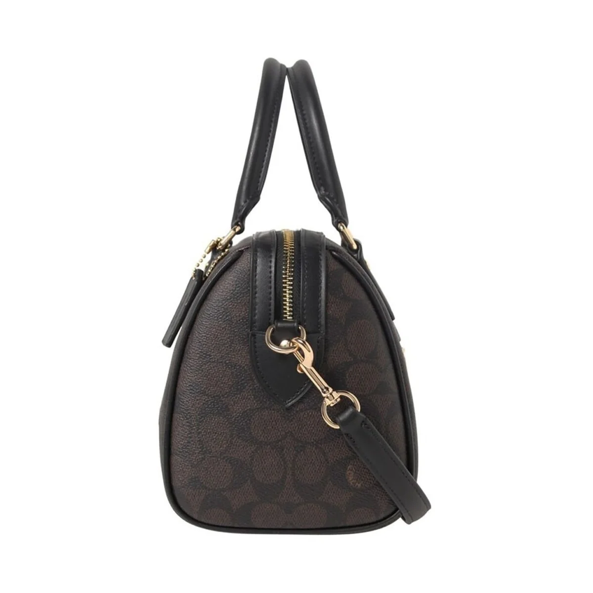 حقيبة يد نسائية من "كوتش" (Coach) - طراز Gold Walnut Black - موديل Cv961 - image 2