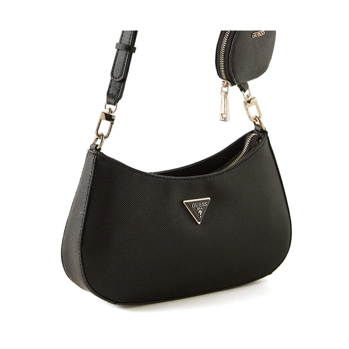 حقيبة كتف نسائية باللون الأسود من Guess (موديل HWEVG873718) - image 2