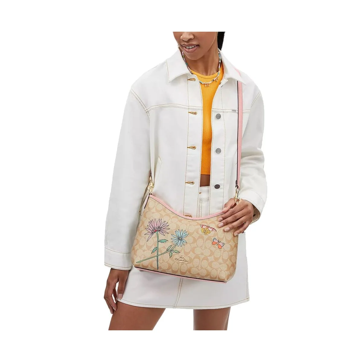 حقيبة كتف نسائية متعددة الألوان من كوتش (COACH) - طراز CU393 IMOT4 - image 1