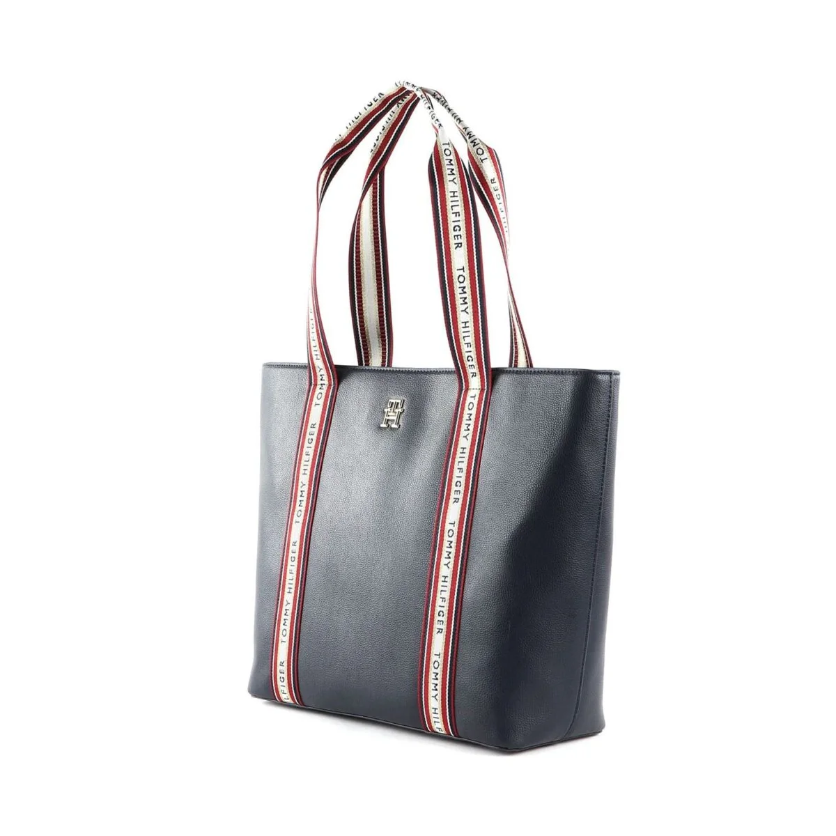 حقيبة يد نسائية "توت" (Tote) من تومي هيلفيغر باللون الأزرق الداكن (موديل Aw0Aw14218) - image 3