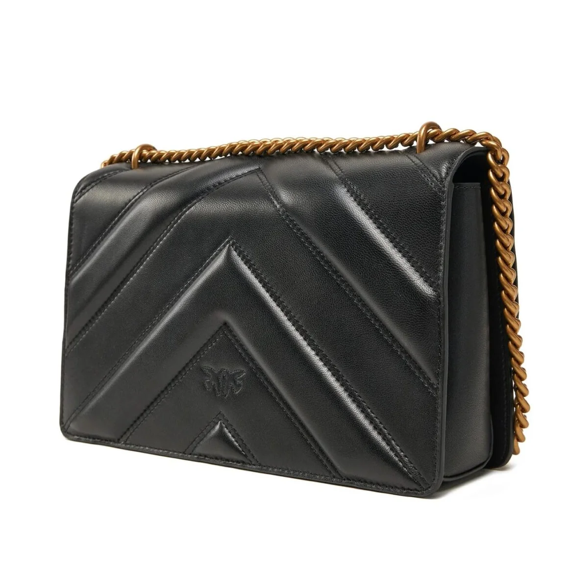 حقيبة كتف نسائية باللون الأسود من بينكو (Pinko) - يمكن ارتداؤها بنمط كروس بودي (Cross Body) - موديل 104549A26Zz99Q - image 1