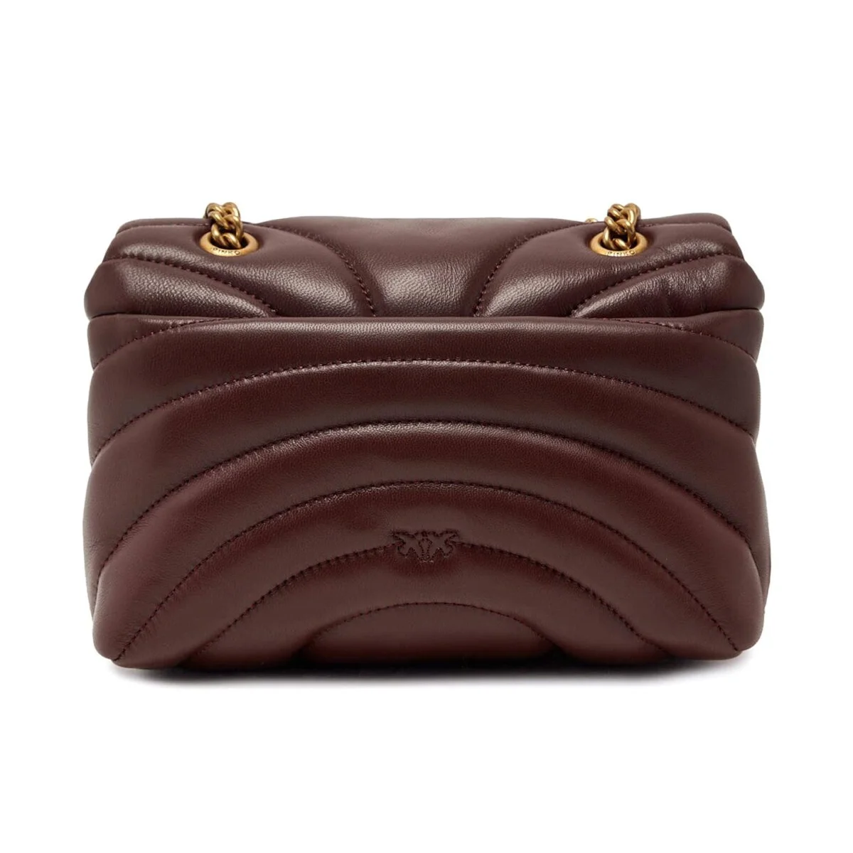 حقيبة كتف نسائية من بينكو (Pinko) بلون عنابي - يمكن ارتداؤها بنمط كروس بودي (Cross Body) - موديل 100038A1Exl86Q - image 2
