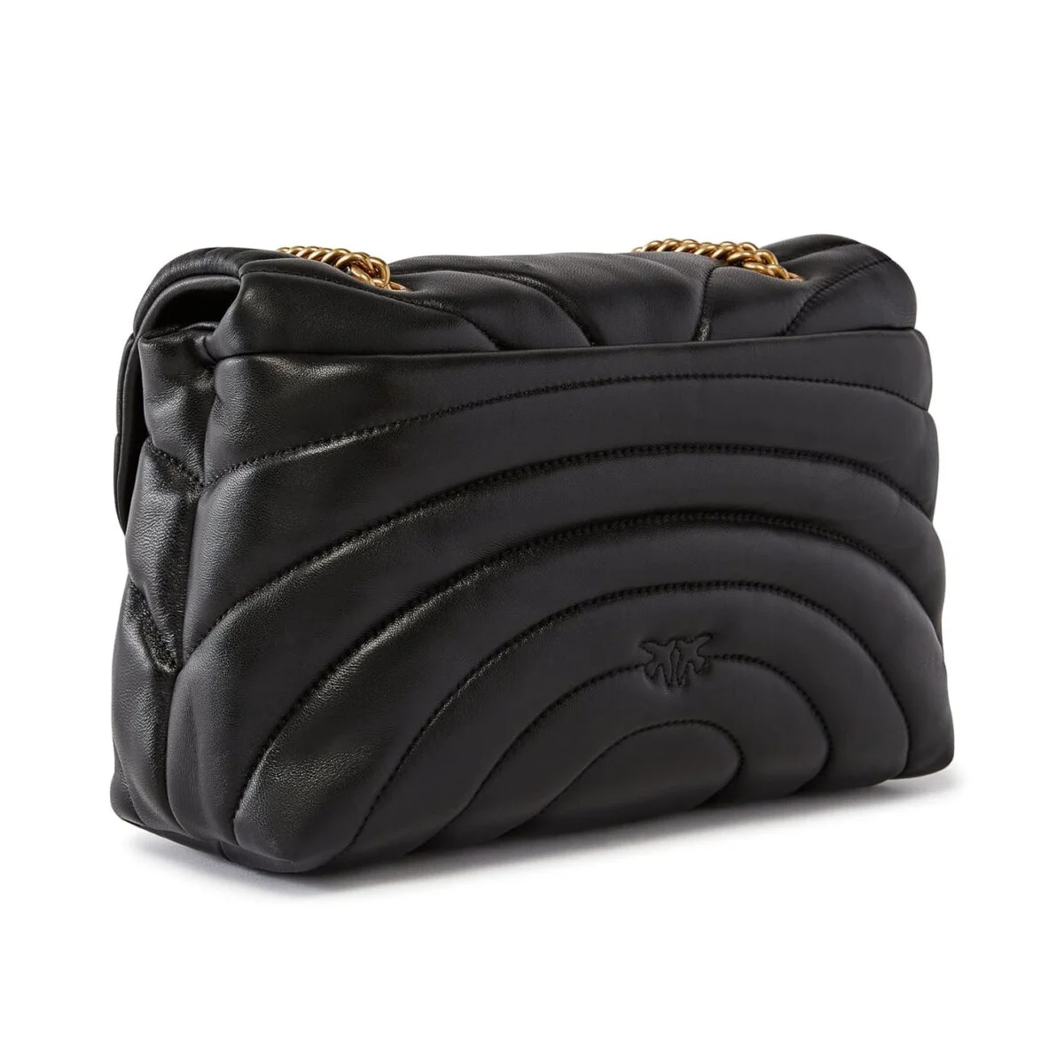 حقيبة كتف نسائية باللون الأسود من بينكو (Pinko) - يمكن ارتداؤها بنمط كروس بودي (Cross Body) - موديل 100038A1Ex Z99Q - image 1