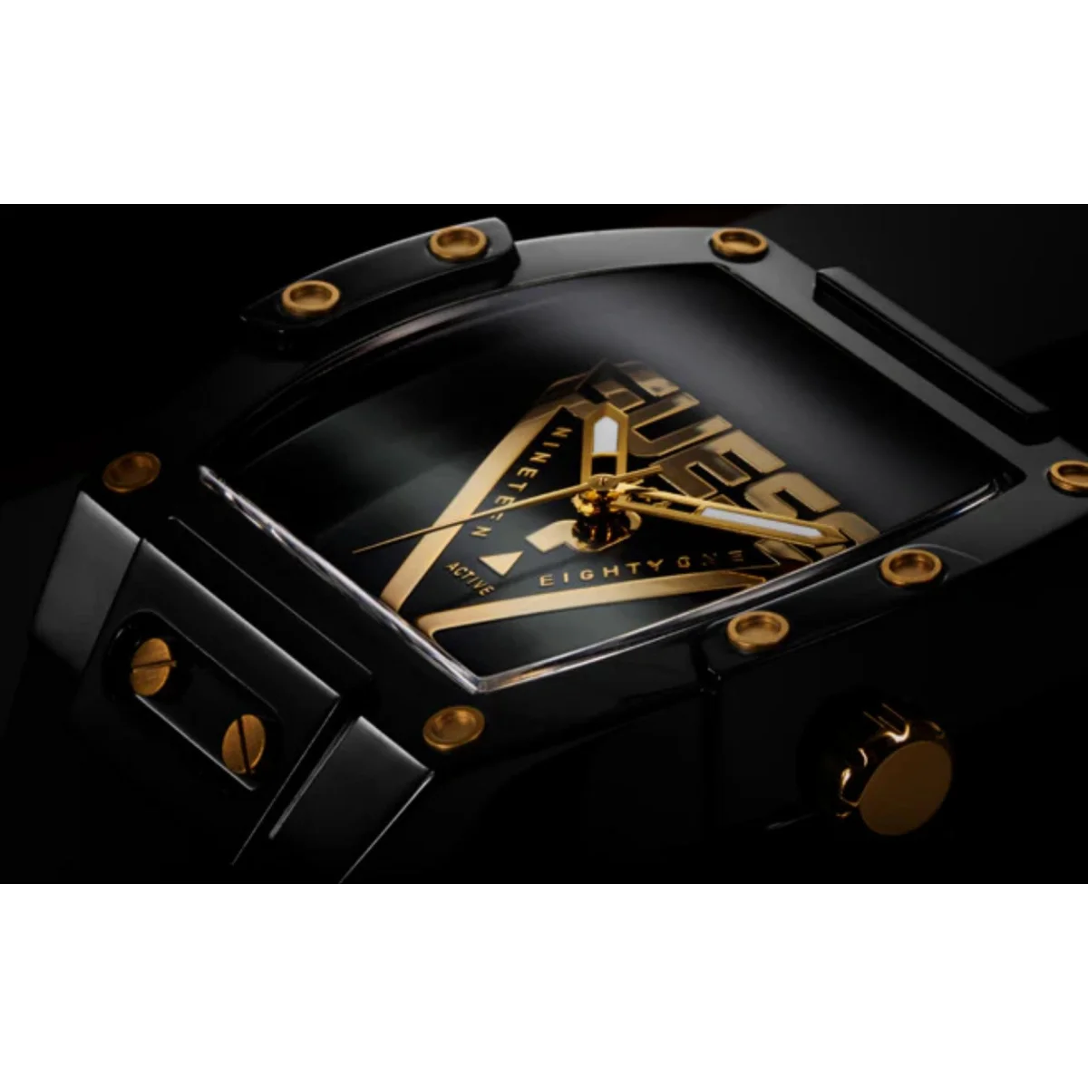 ساعة Guess Phoenix للرجال أسود وذهبي GW1072G2 - image 5