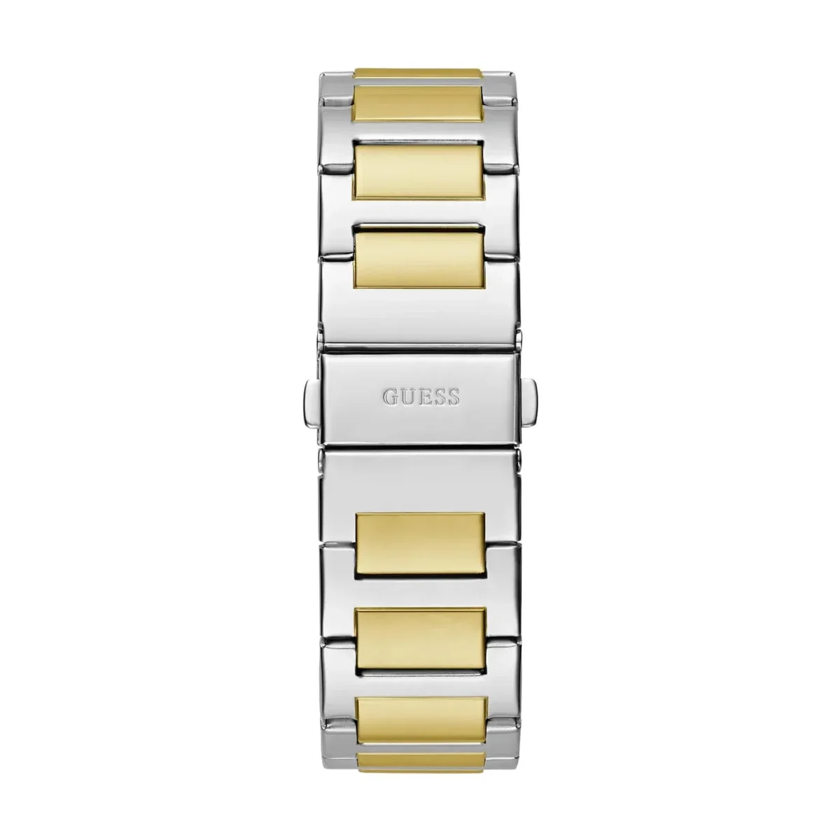 ساعة رجالية فضى وذهبى من Guess طراز GW0631G1 - image 4