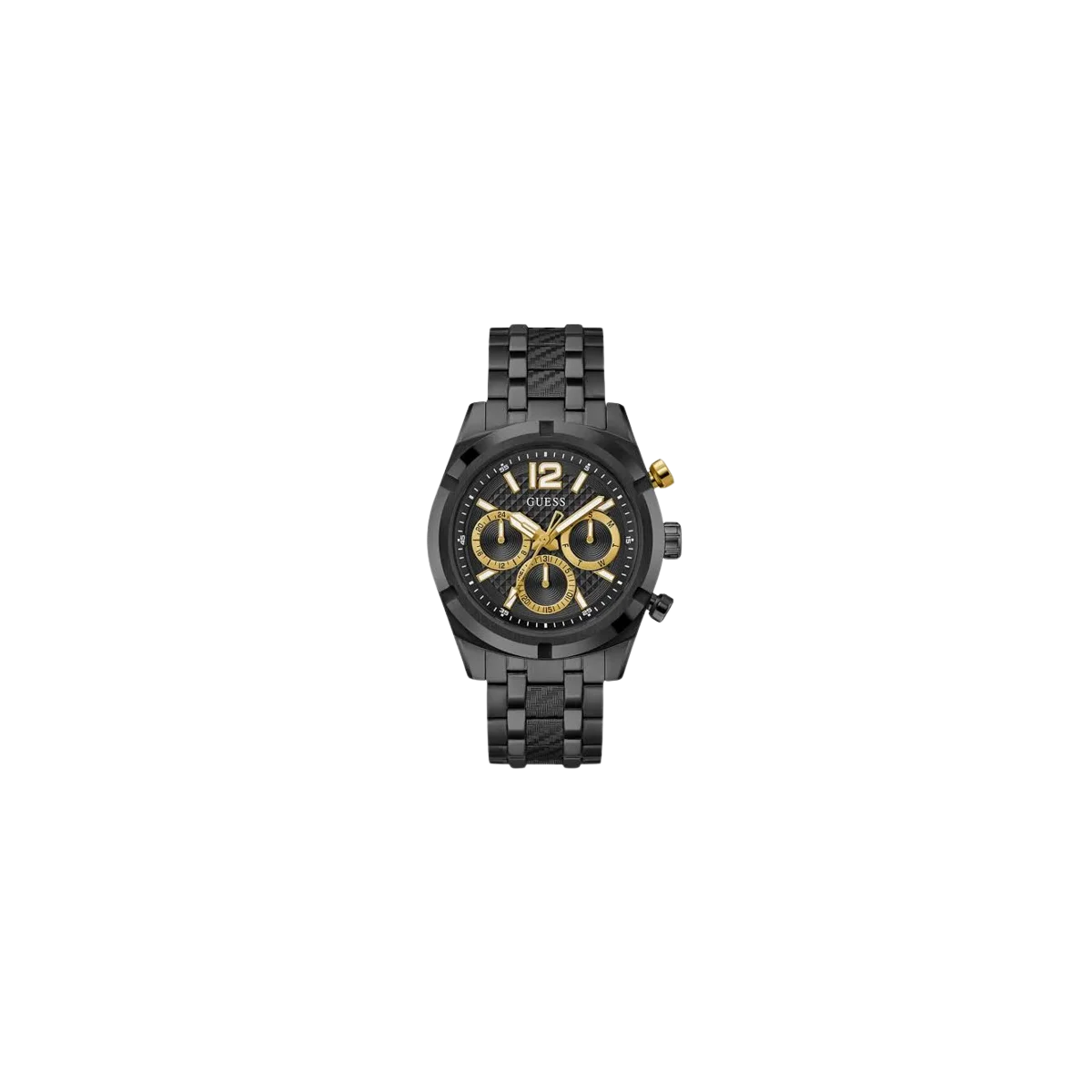 ساعة Guess Resistance للرجال أسود بالكامل GW0714G4 - image 4