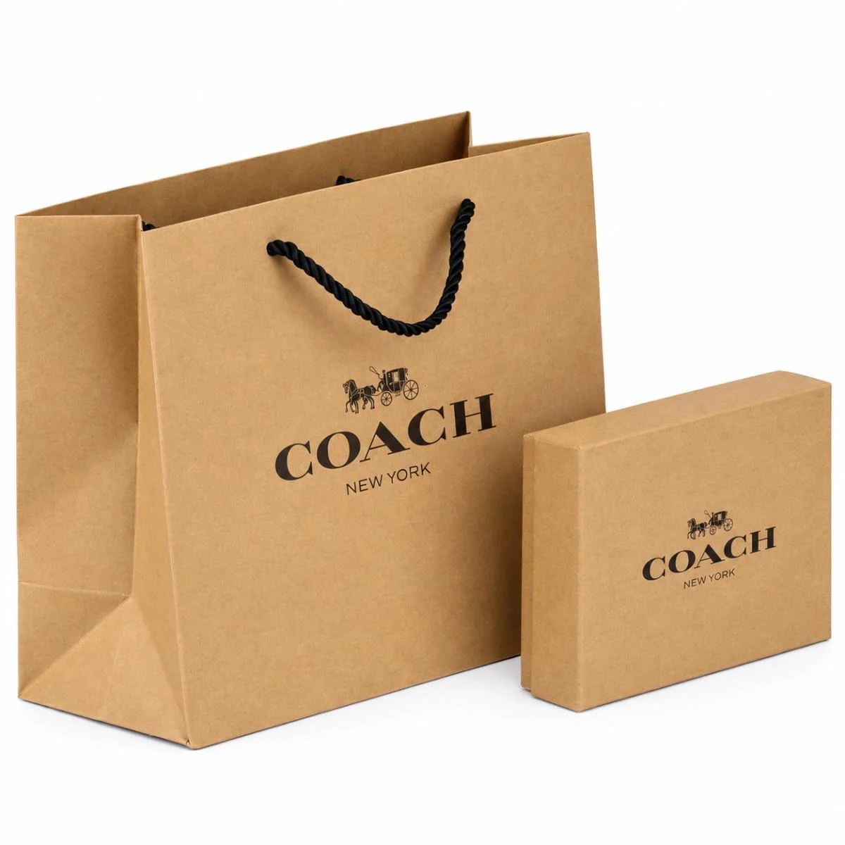 محفظة COACH النسائية بنقشة العلامة التجارية وإغلاق كبس C3309 IMS5U - image 5
