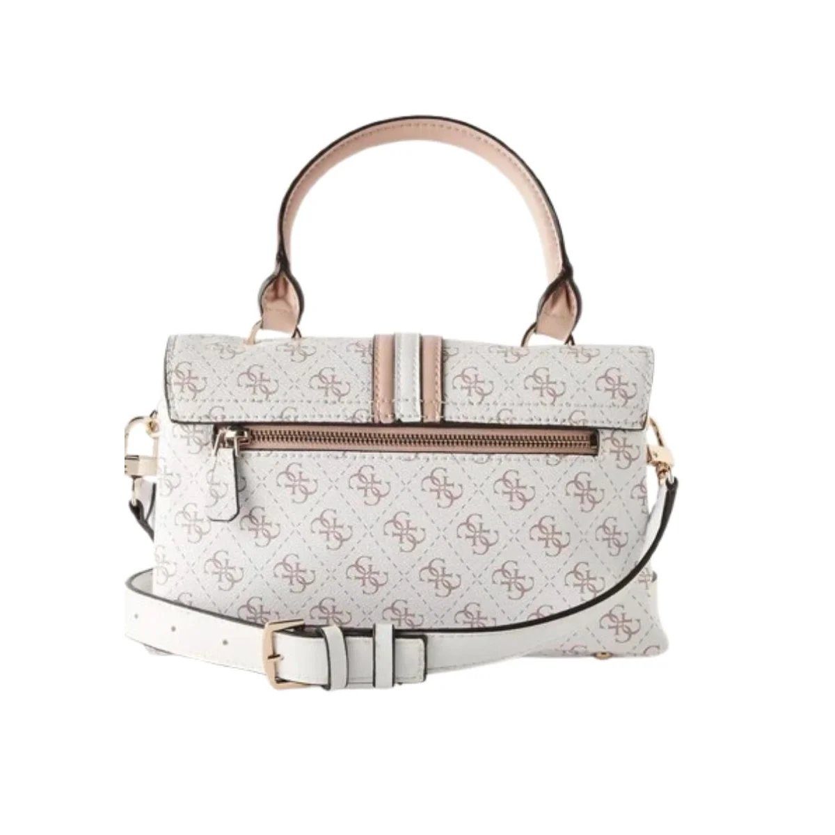 GUESS Kasinta Mini Top Handle White Logo Bag SG840577-WML - image 1