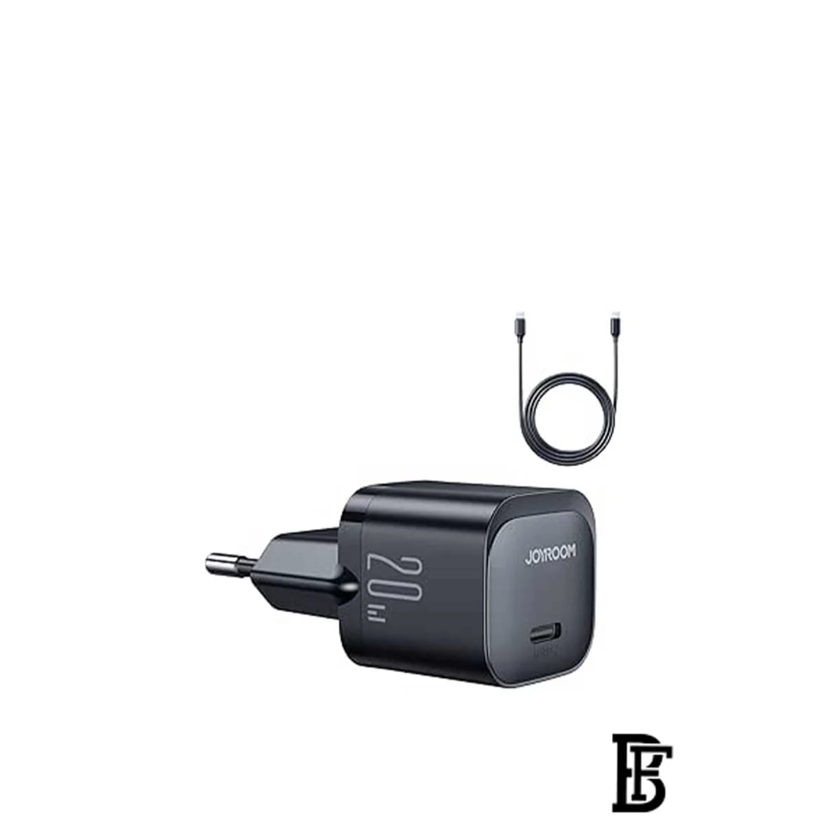 Joyroom JR-TCF02 PD 20W Mini Intelligent EU Fast Charger with C to C Cable - image 1