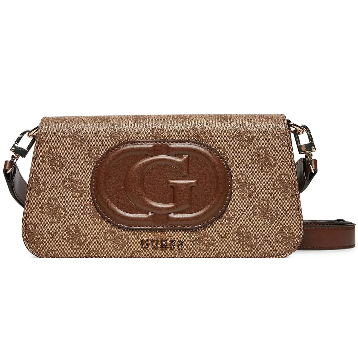 حقيبة كتف نسائية من Guess بلون بني لاتيه، موديل Hwesg951320 - image 3