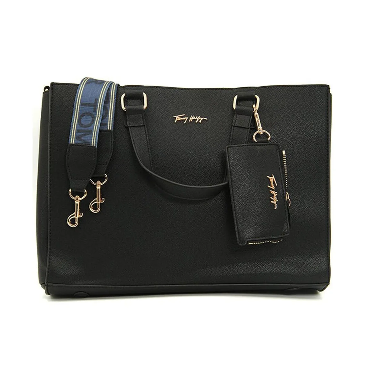 حقيبة يد نسائية سوداء من تومي هيلفيغر (AW0AW11181) - image 1