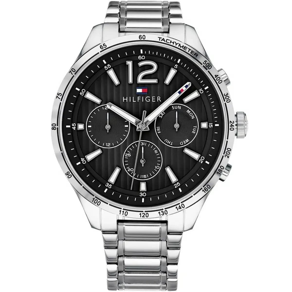 Tommy Hilfiger Classic Men’s Watch 1791469– Black Dial, Silver Strap - image 1