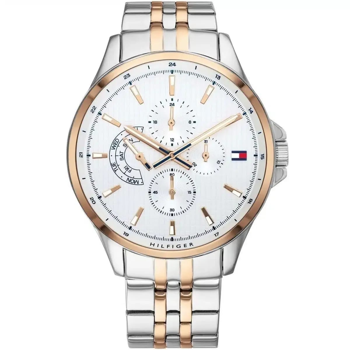 Tommy Hilfiger Classic Men’s Watch 1791617– White Dial, Silver Strap - image 1