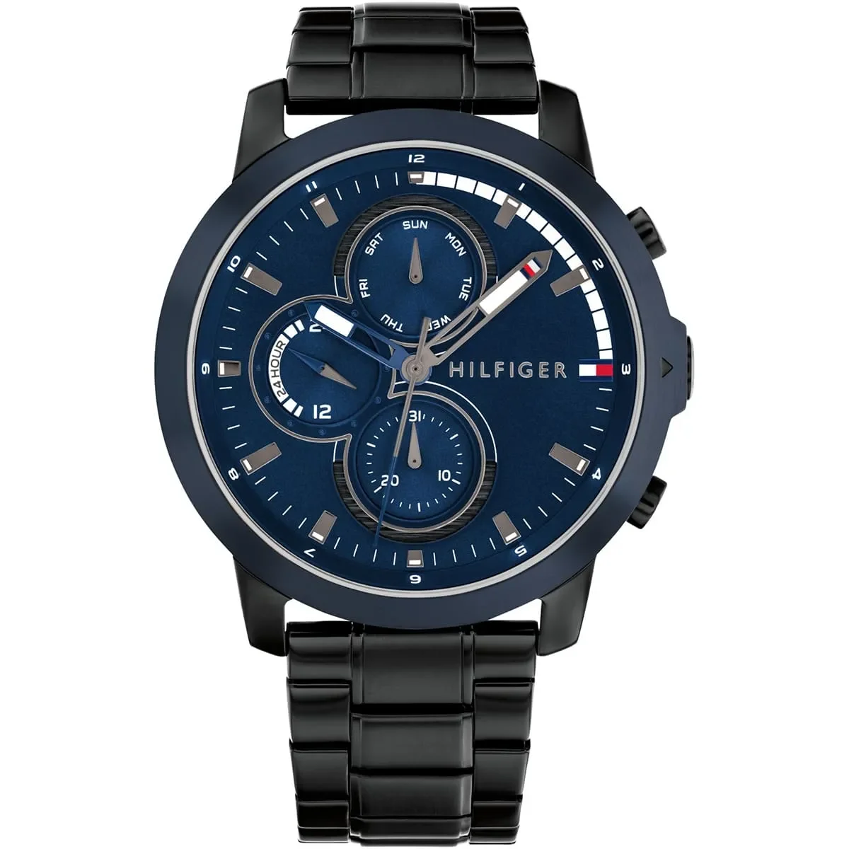 Tommy Hilfiger Classic Men’s Watch 1792049– Blue Dial, Black Strap - image 1