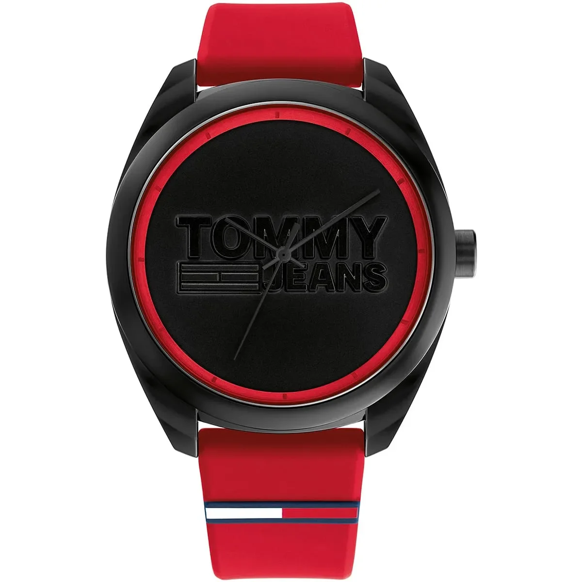 Tommy Hilfiger Sport Men’s Watch 1791929– Black Dial, Red Strap - image 1