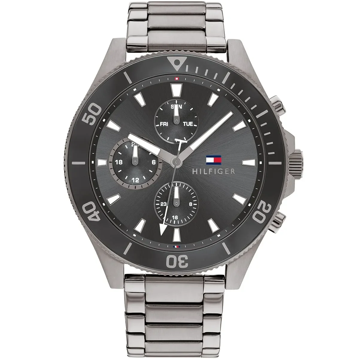 Tommy Hilfiger Classic Men’s Watch 1791918– Gray Dial, Gray Strap - image 1