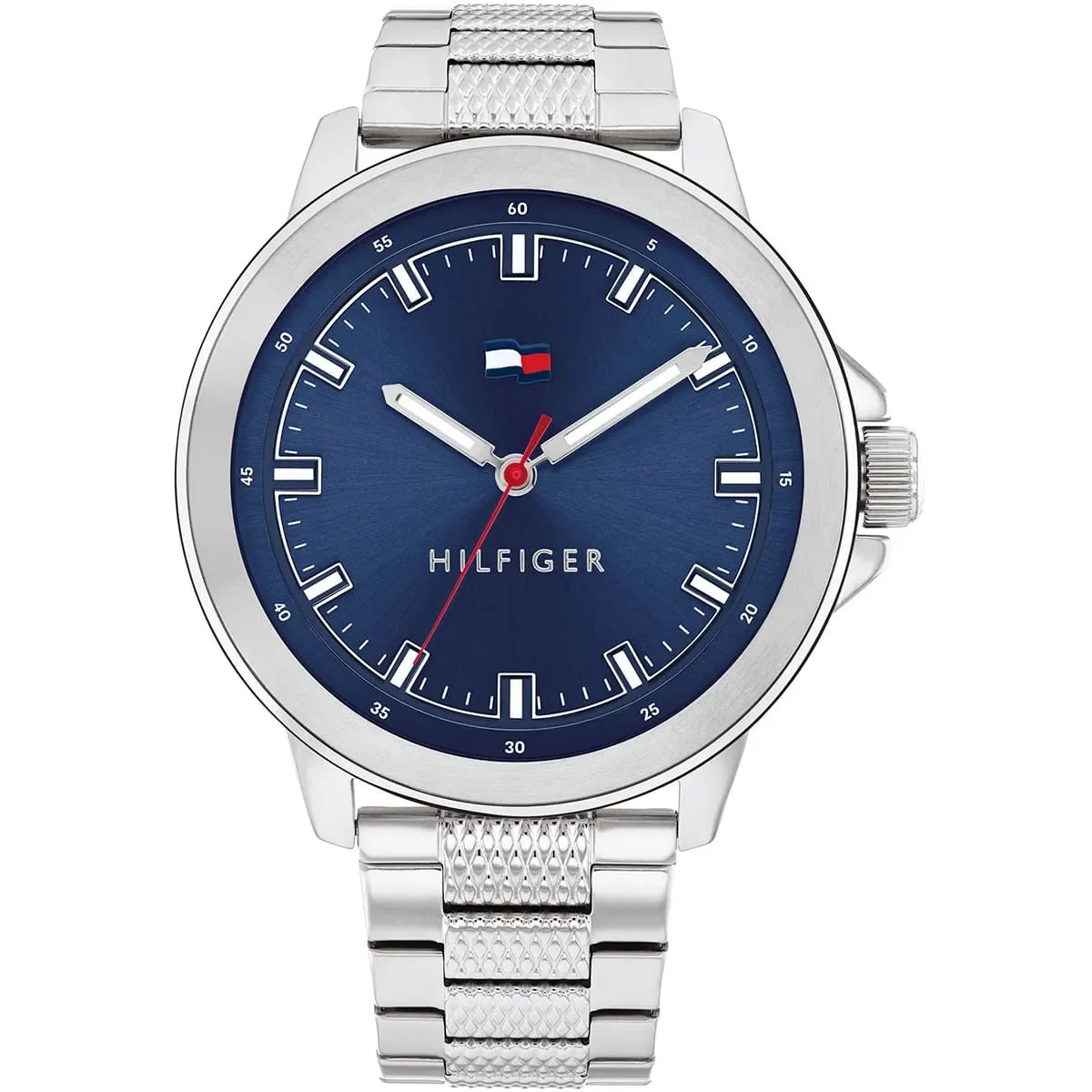 Tommy Hilfiger Classic Men’s Watch 1792024– Blue Dial, Silver Strap - image 1