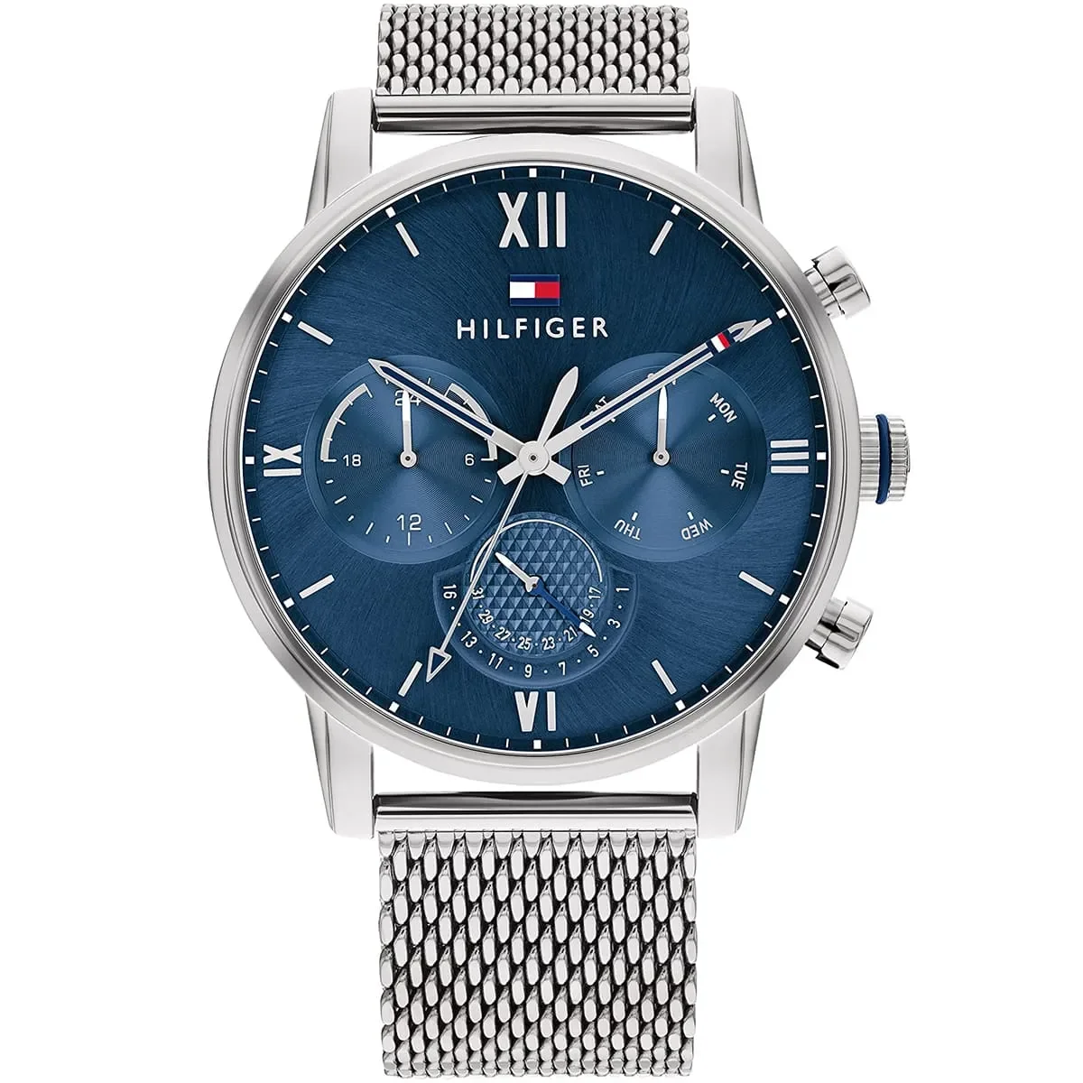Tommy Hilfiger Classic Men’s Watch 1791881– Blue Dial, Silver Strap - image 1