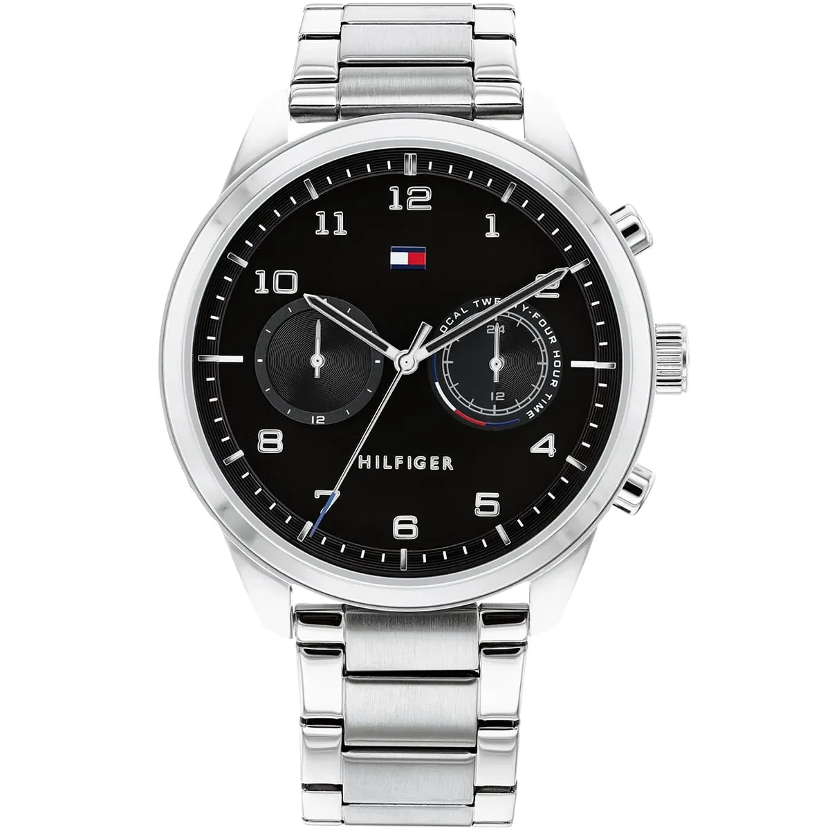 Tommy Hilfiger Classic Men’s Watch 1791784– Black Dial, Silver Strap - image 1