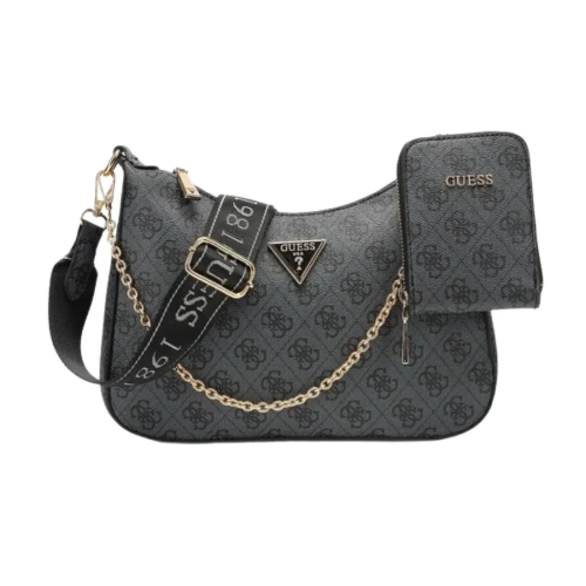GUESS Noelle 4G Logo Black Crossbody Bag HWBG7879710 - image 1