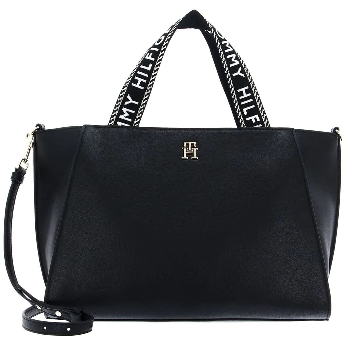 Tommy Hilfiger Black Women Handbags Aw0Aw14469 Bds - image 1
