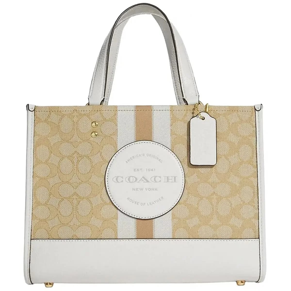 COACH Light Khaki – Chalk Women SHOULDER BAG HANDBAG c8448 imdqc - image 1