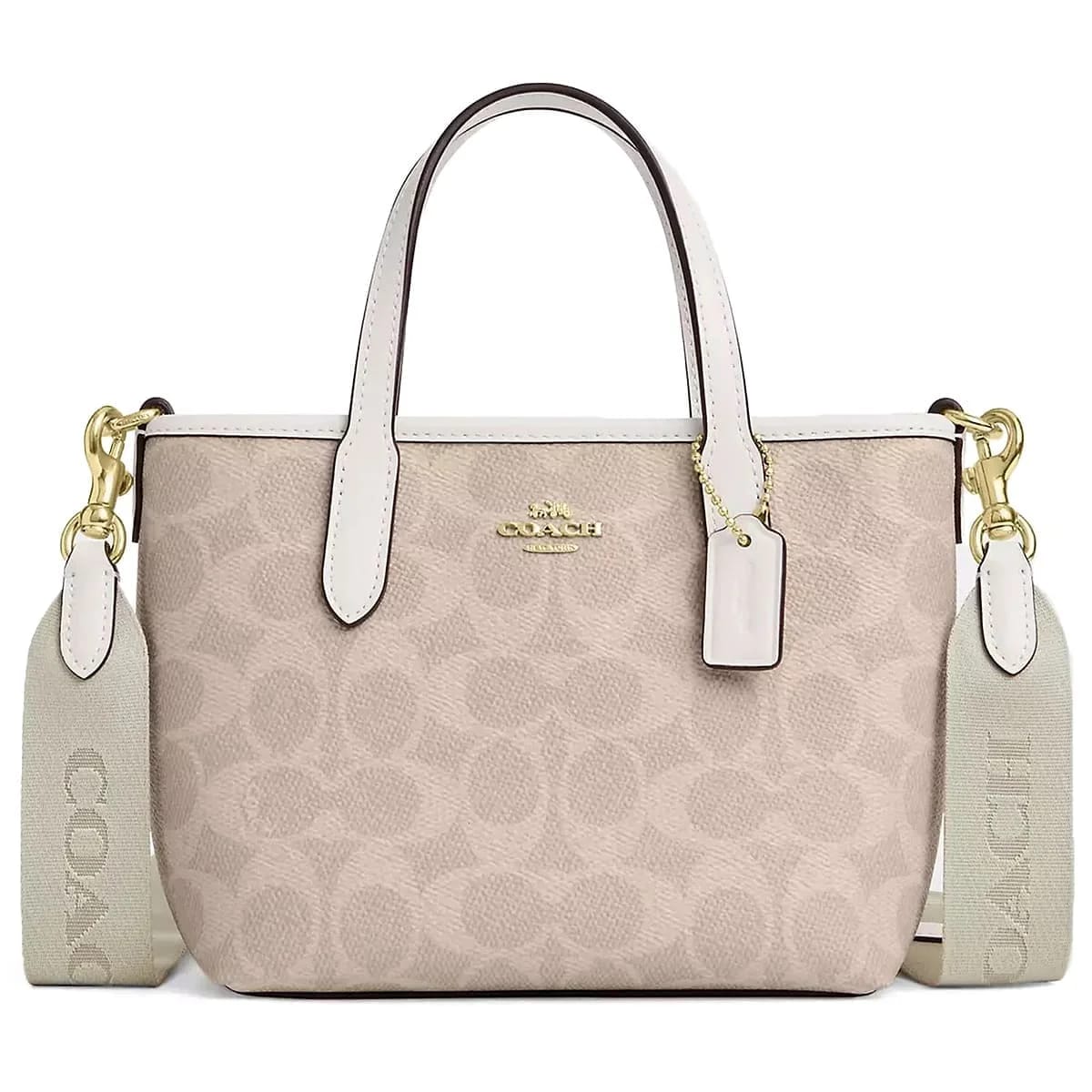 COACH Sand – Chalk Women shoulder bag Mini Tote Bag CW032-IMXDM - image 1