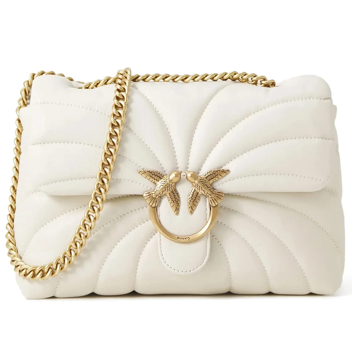 Pinko White Women Shoulder Bag Cross Body Bag 100038A1Ex Z14Q