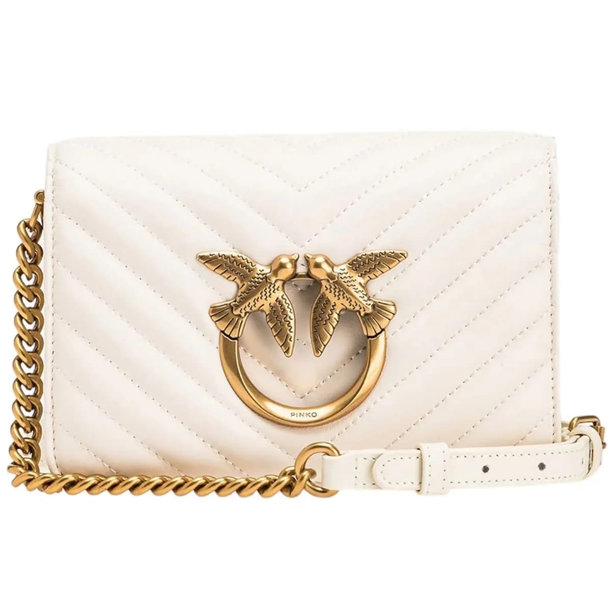 Pinko White Women Shoulder Bag Cross Body Bag 100063A0Gk Z14Q