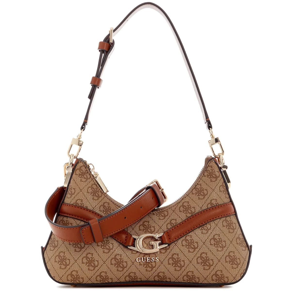 Guess Latte Logo Light Brown Brown Women Crossbody Hwsg7993730 Ltl - image 1