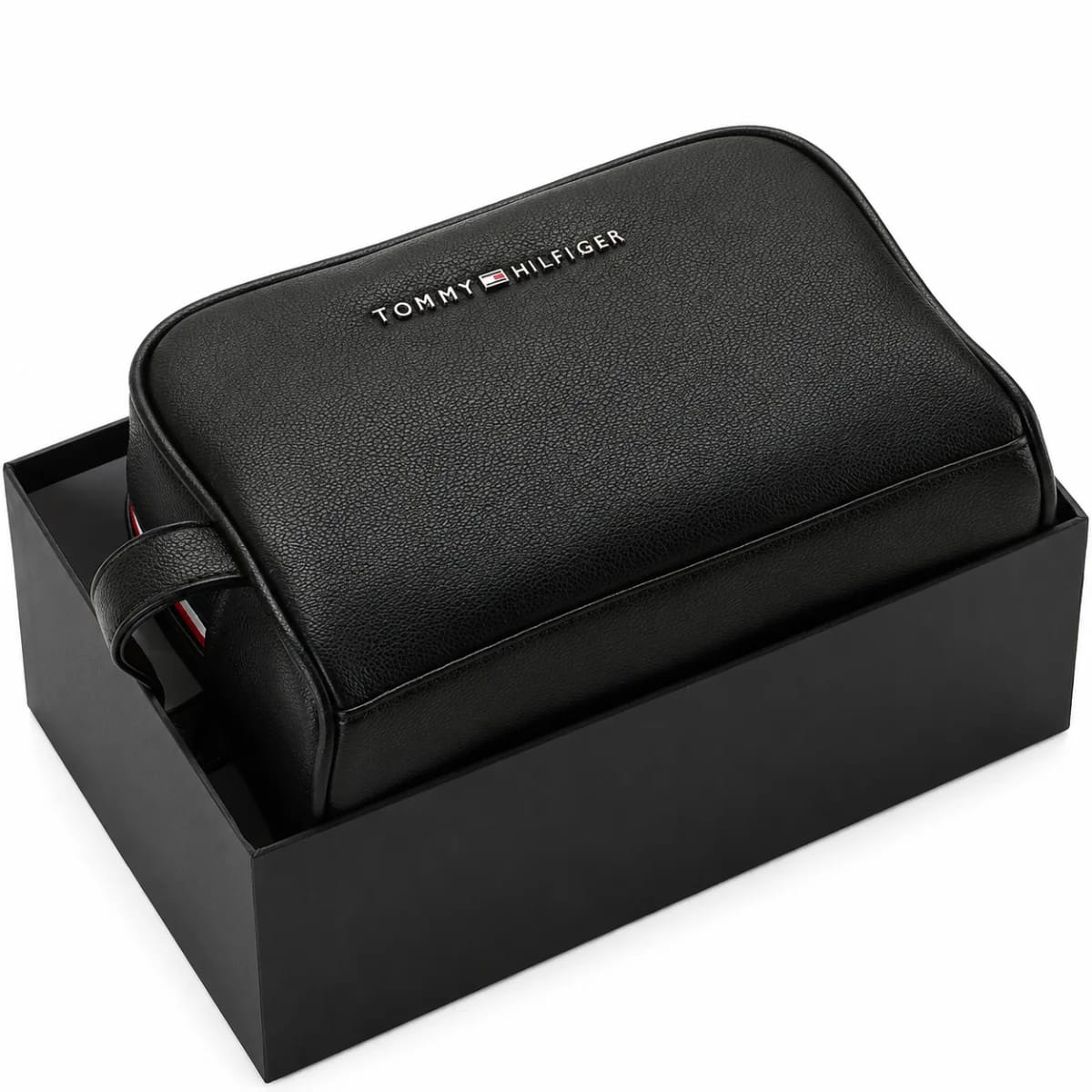 Leather Tommy Hilfiger Black Handbag For Men Gift Box - image 1