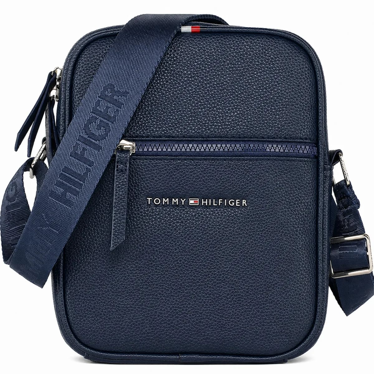 Leather Tommy Hilfiger Crossbody Messenger Shoulder Navy Blue Men bag - image 1