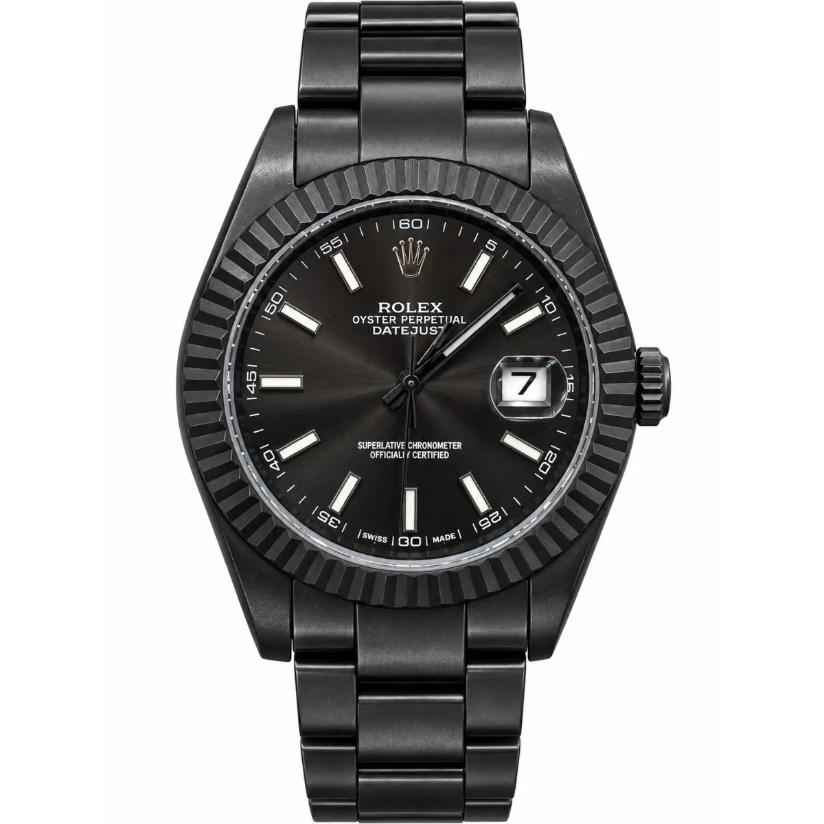 Rolex Datejust 41mm 126334 DLC-PVD Automatic Watch For Men - image 1