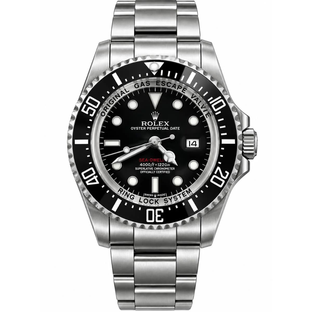 Rolex Sea-Dweller Perpetual 43mm Black Dial Watch For Men - image 1