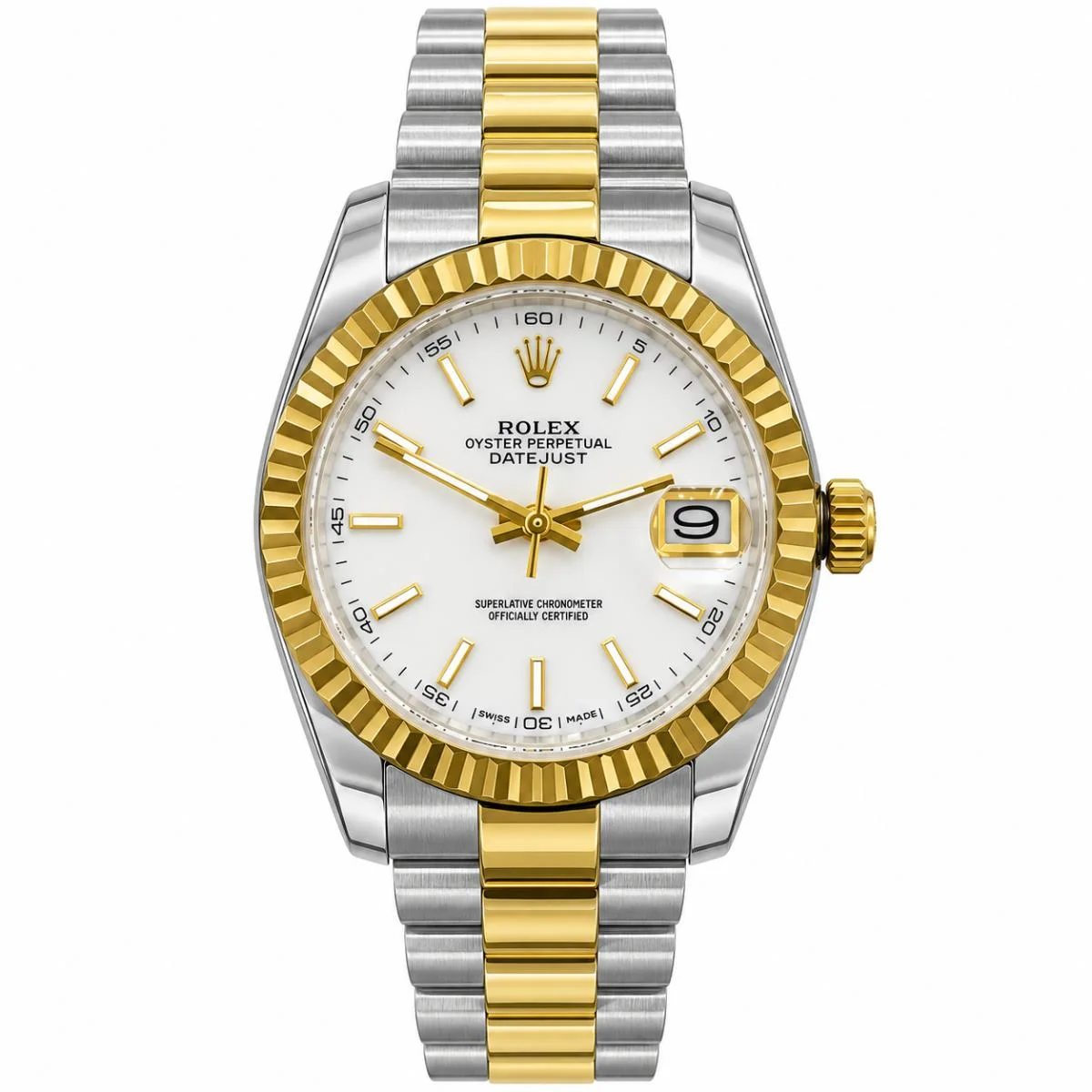 Rolex Datejust 36mm White Dial Watch For Women - image 1
