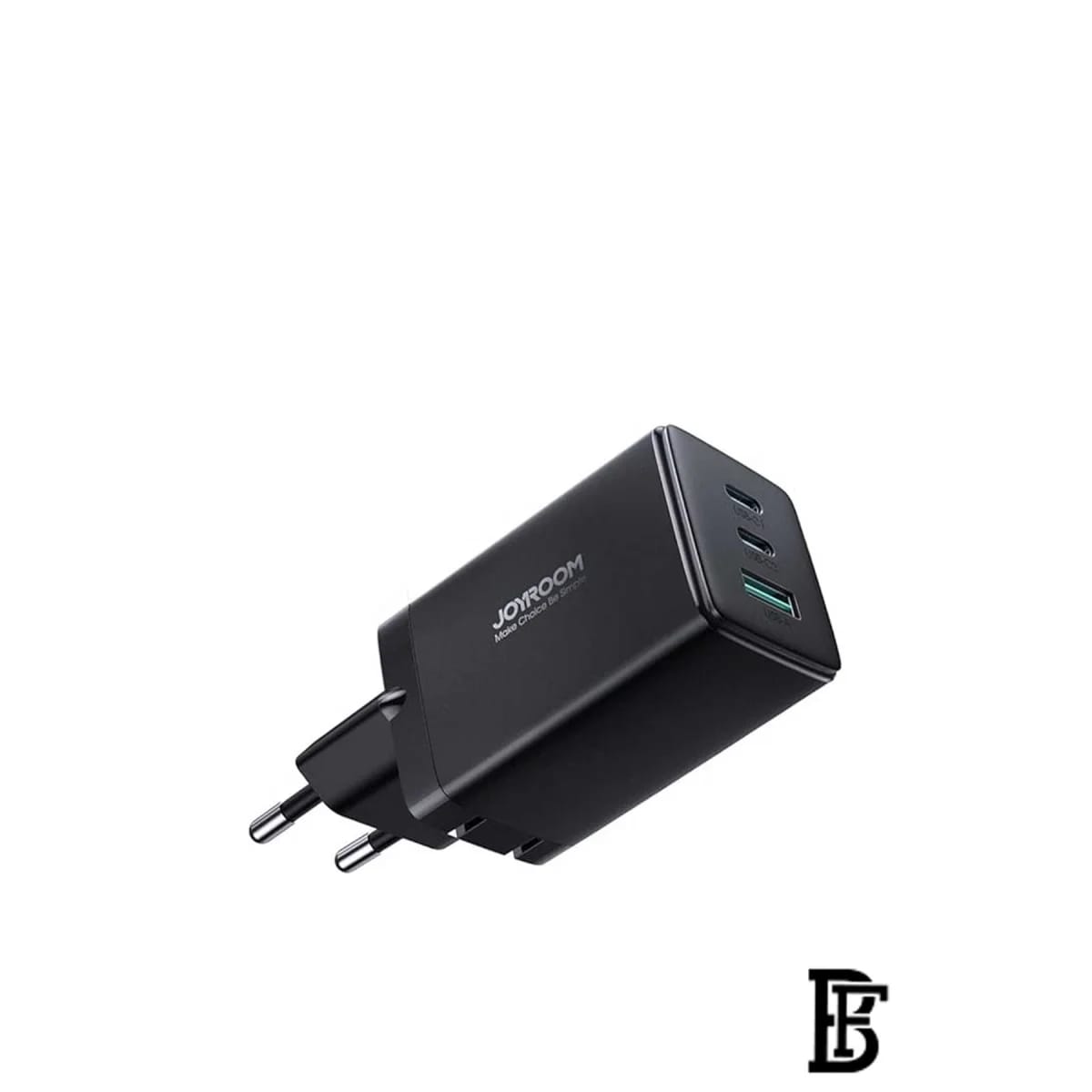 Joyroom GaN Ultra TCG01 65W 2C1A Fast Charger-Black+100W C to C Cable 1.2m - image 1