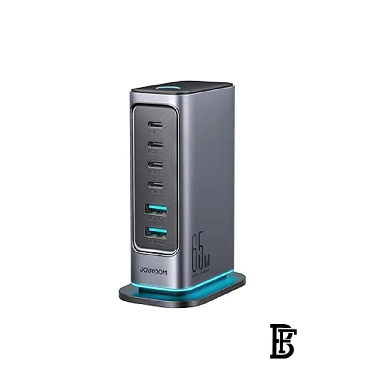 Joyroom JR-TCM02 65W European Regulation Multi-Port Charger, Dark Gray - image 1