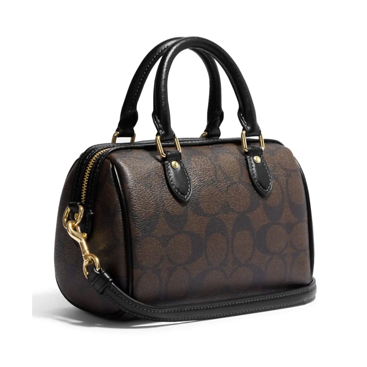 حقيبة يد نسائية من "كوتش" (Coach) - طراز Gold Walnut Black - موديل Cv961 - image 3