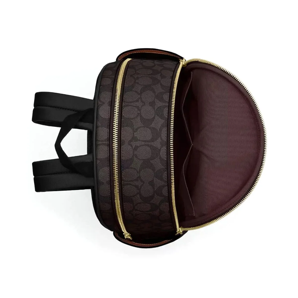 حقيبة ظهر نسائية من COACH بلون الجوز واللون الأسمر الفاتح (Tan) - طراز CZ771 IMXI8 - image 3