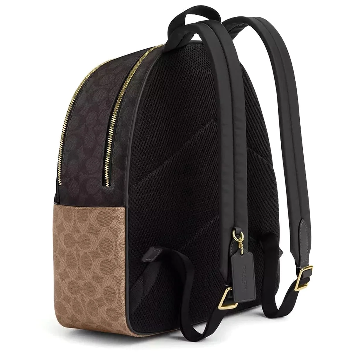 حقيبة ظهر نسائية من COACH بلون الجوز واللون الأسمر الفاتح (Tan) - طراز CZ771 IMXI8 - image 4