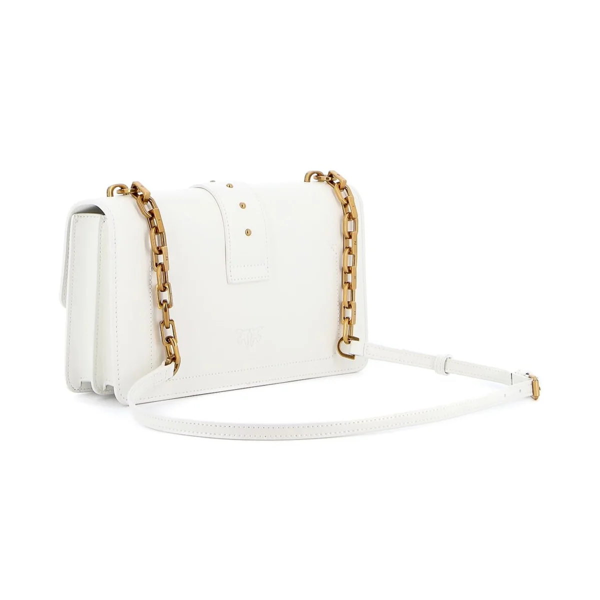 حقيبة كتف نسائية من "بينكو" (Pinko) باللون الأبيض - طراز Cross Body (تُحمل عبر الجسم) - موديل 1P228G Y6Xt - image 2
