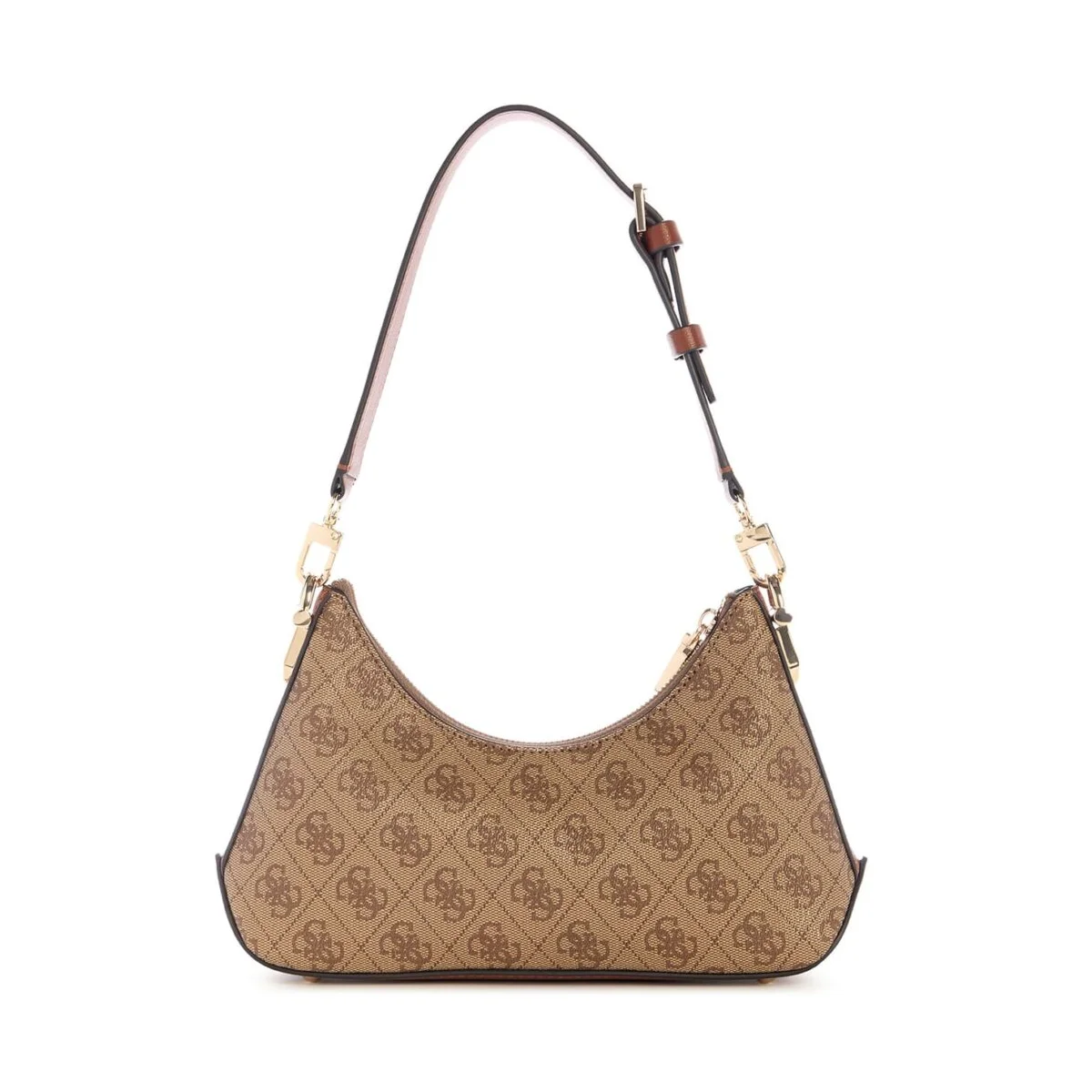 حقيبة كروس بودي نسائية من Guess، موديل Hwsg7993730 Ltl، بلون بني فاتح (Latte) وبني ومزينة بشعار العلامة التجارية. - image 3