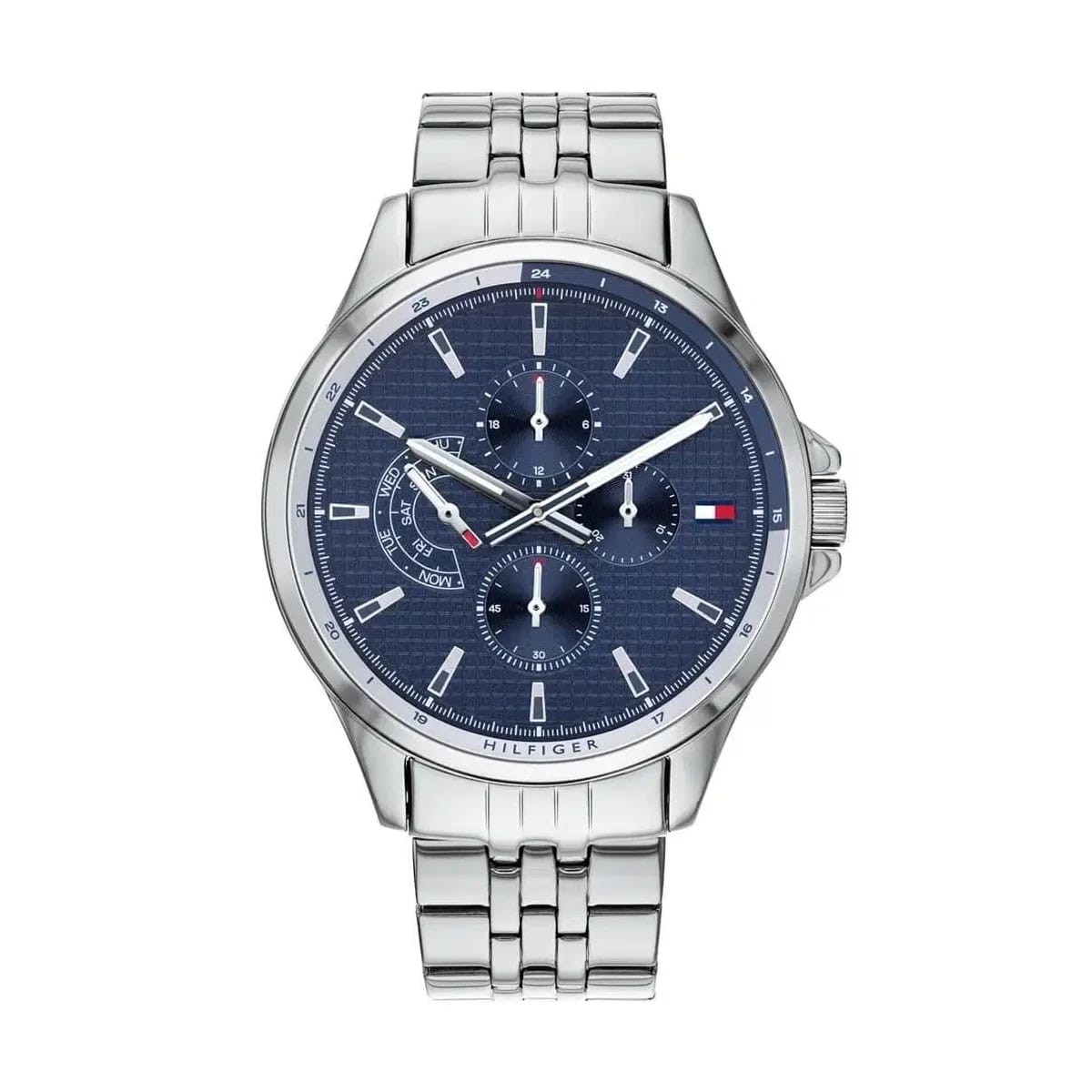 Tommy Hilfiger Classic Men’s Watch 1791612– Blue Dial, Silver Strap - image 1