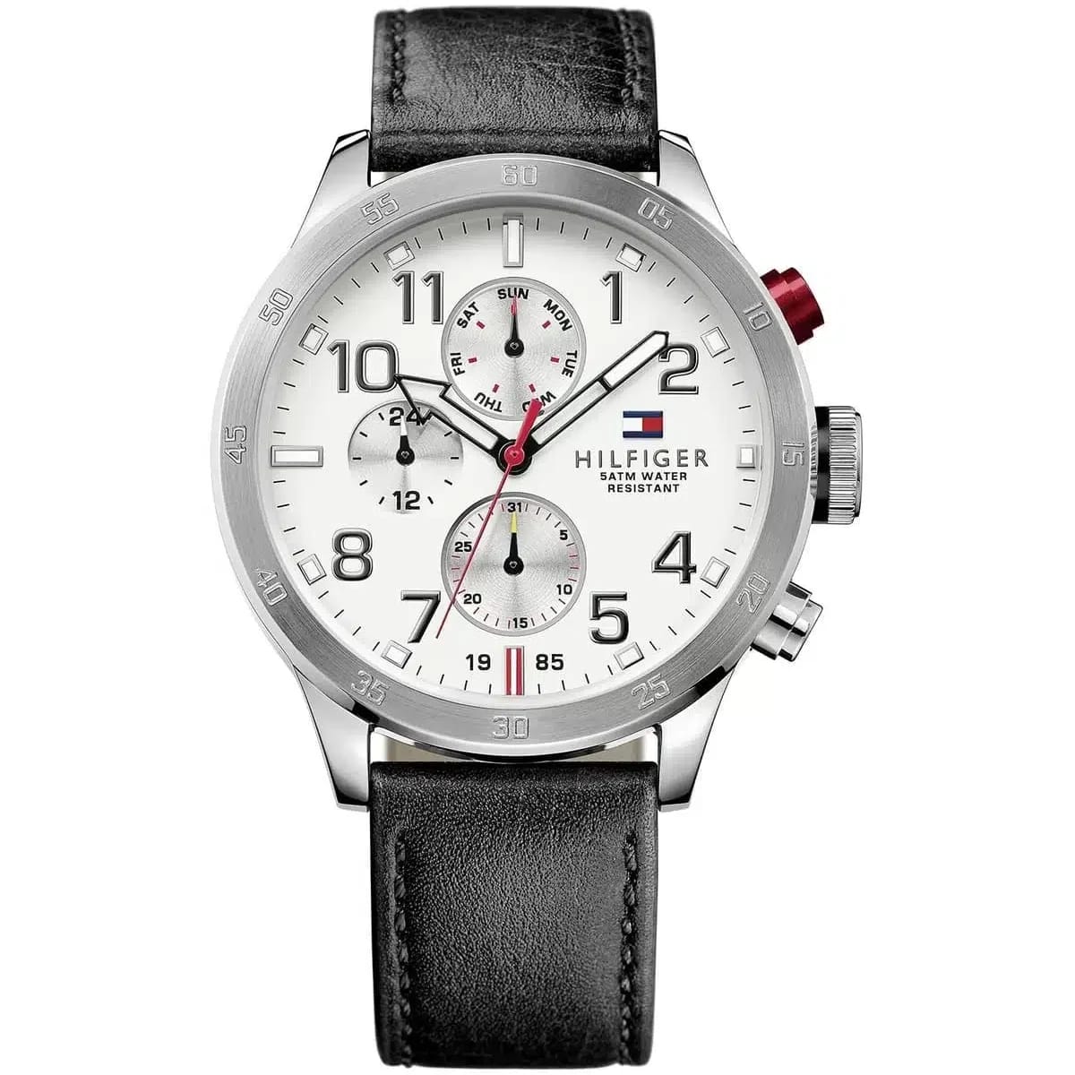 Tommy Hilfiger Classic Men’s Watch 1791138– White Dial, Black Strap - image 1