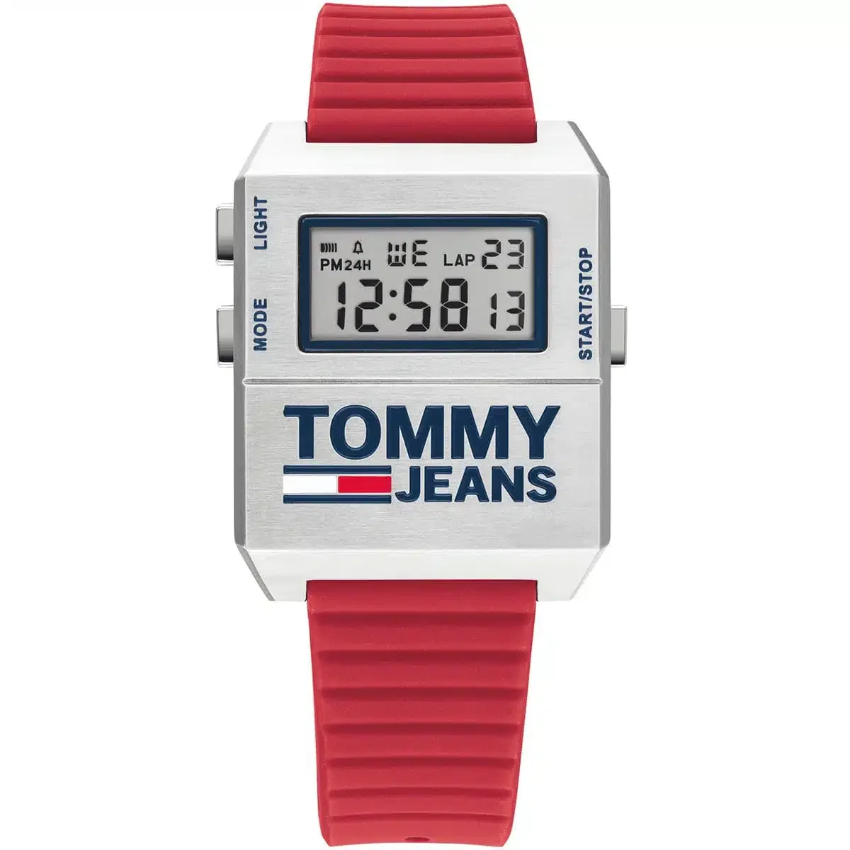 Tommy Hilfiger limited edition Men’s Watch 1791674– White Dial, Red Strap - image 1