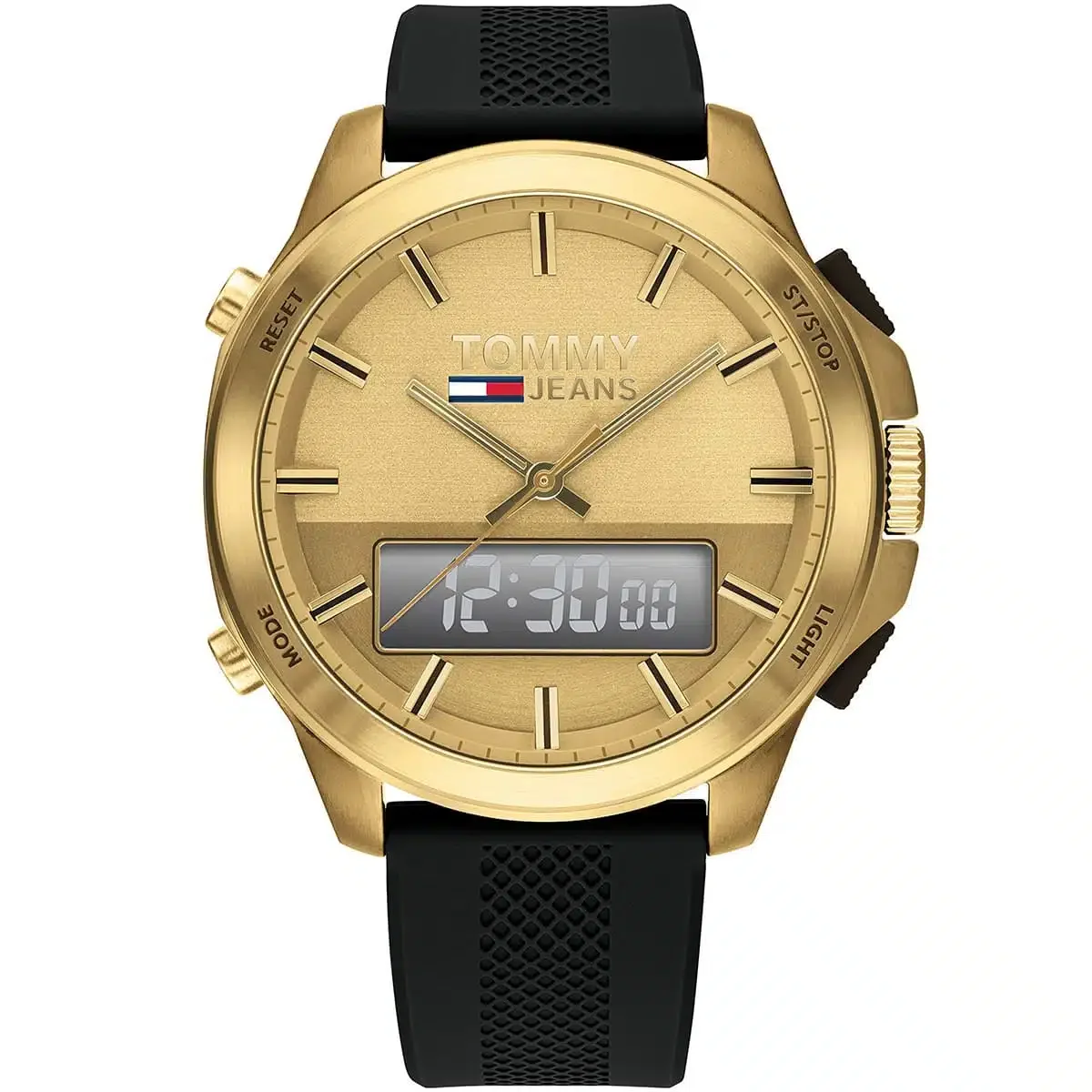 Tommy Hilfiger Classic Men’s Watch 1791762– Gold Dial, Black Strap - image 1