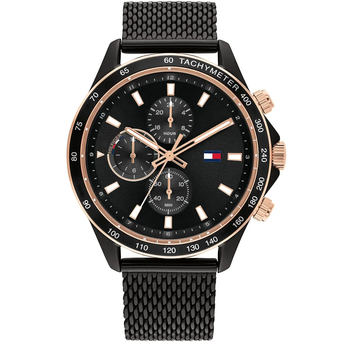 Tommy Hilfiger Classic Men’s Watch 1792020– Black Dial, Silver Strap - image 1