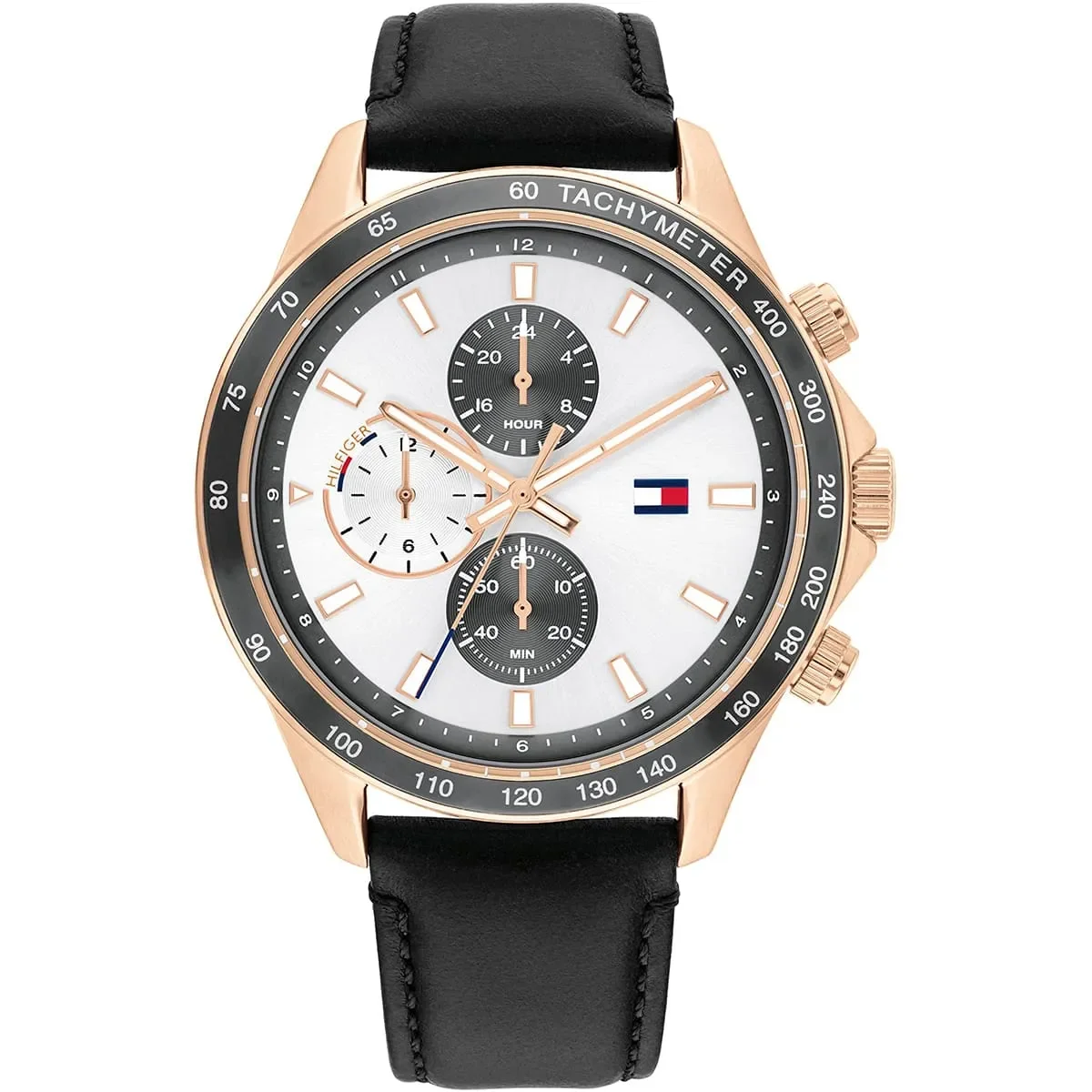 Tommy Hilfiger Classic Men’s Watch 1792016– White Dial, Black Strap - image 1