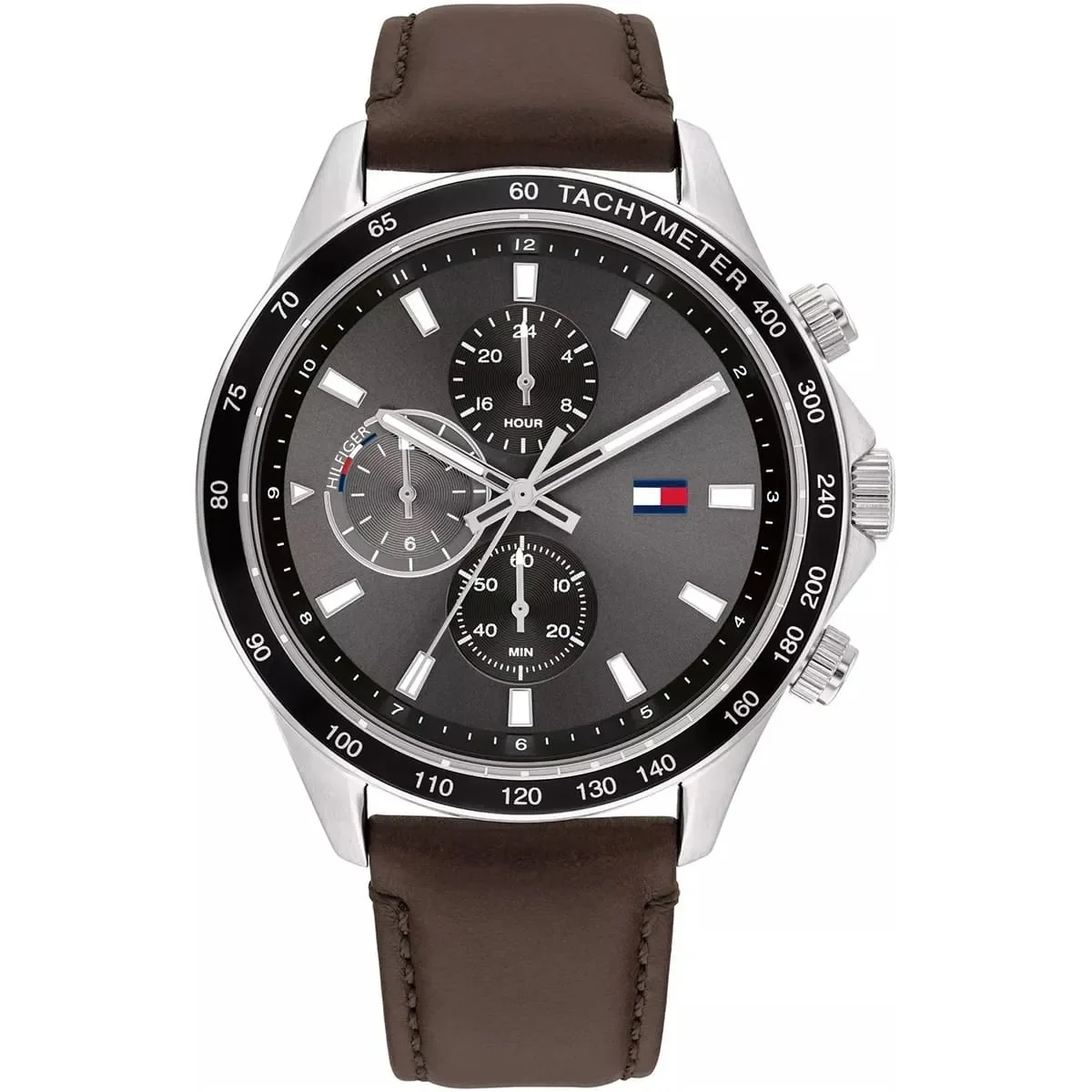 Tommy Hilfiger Classic Men’s Watch 1792015– Gray Dial, Brown Strap - image 1